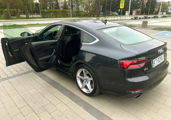 Audi A5 cena 119499 przebieg: 112500, rok produkcji 2018 z Tarnów małe 667